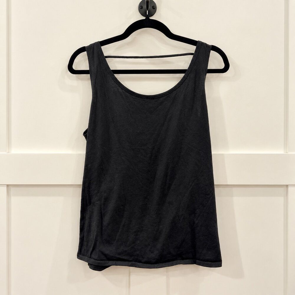 {Fabletics} open twist-back tank top, M